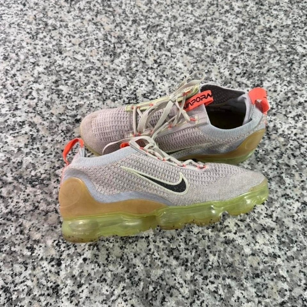 Nike Women's Grey Vapormax‎ Flyknit Running Sneaker Shoe W9 DC4112